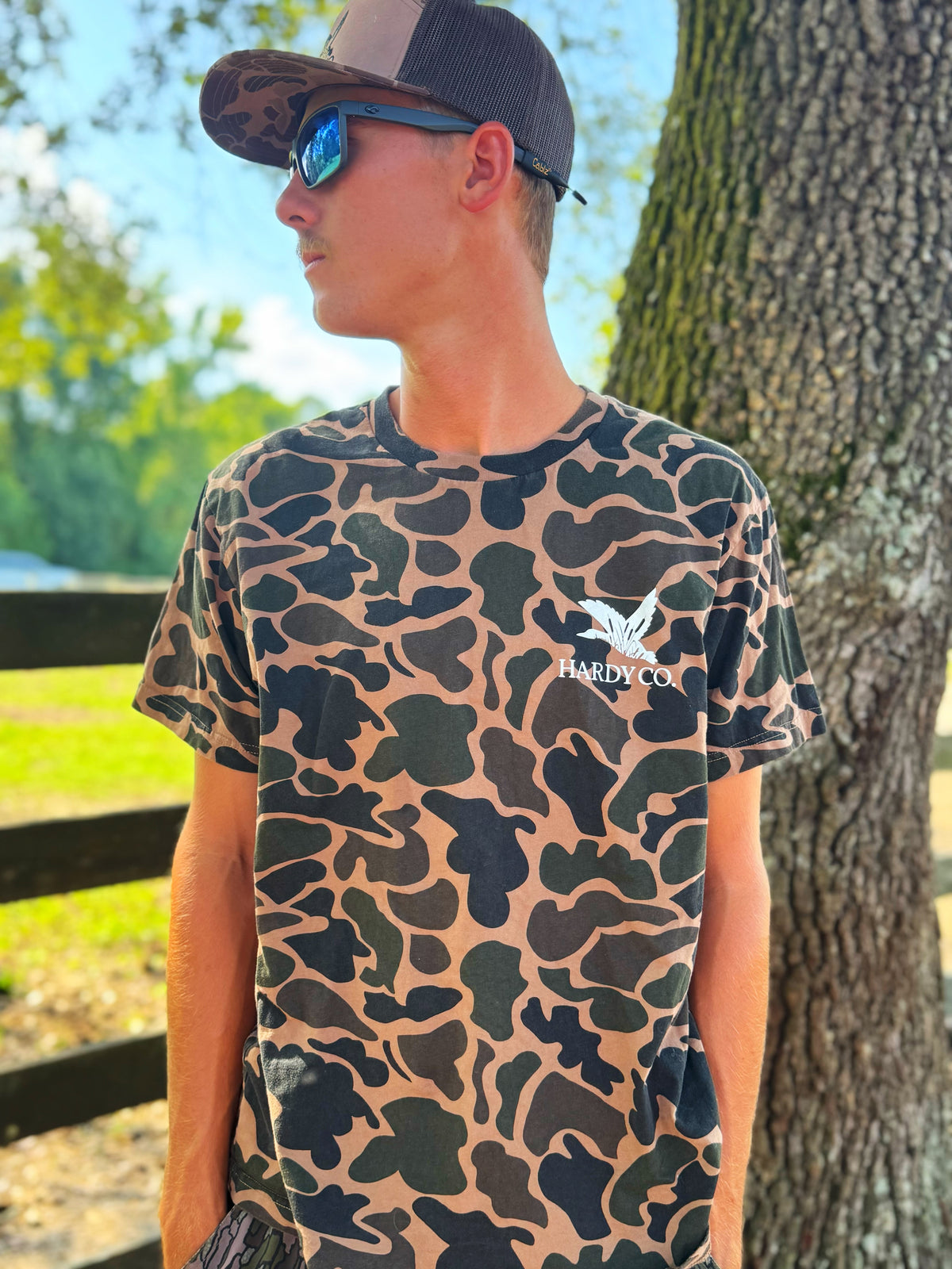 Bottom land camo Hardy co. T