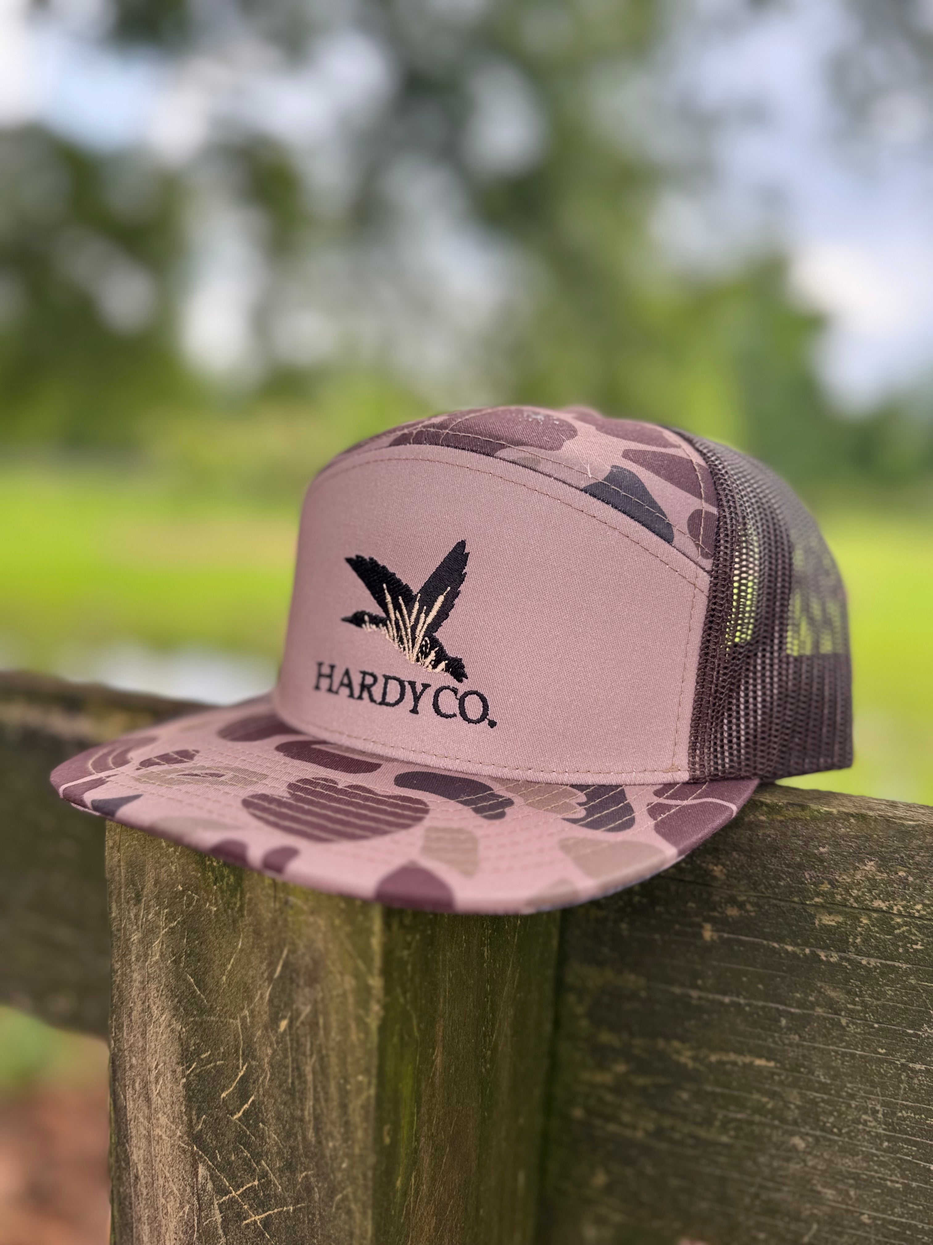 Dark camo hat